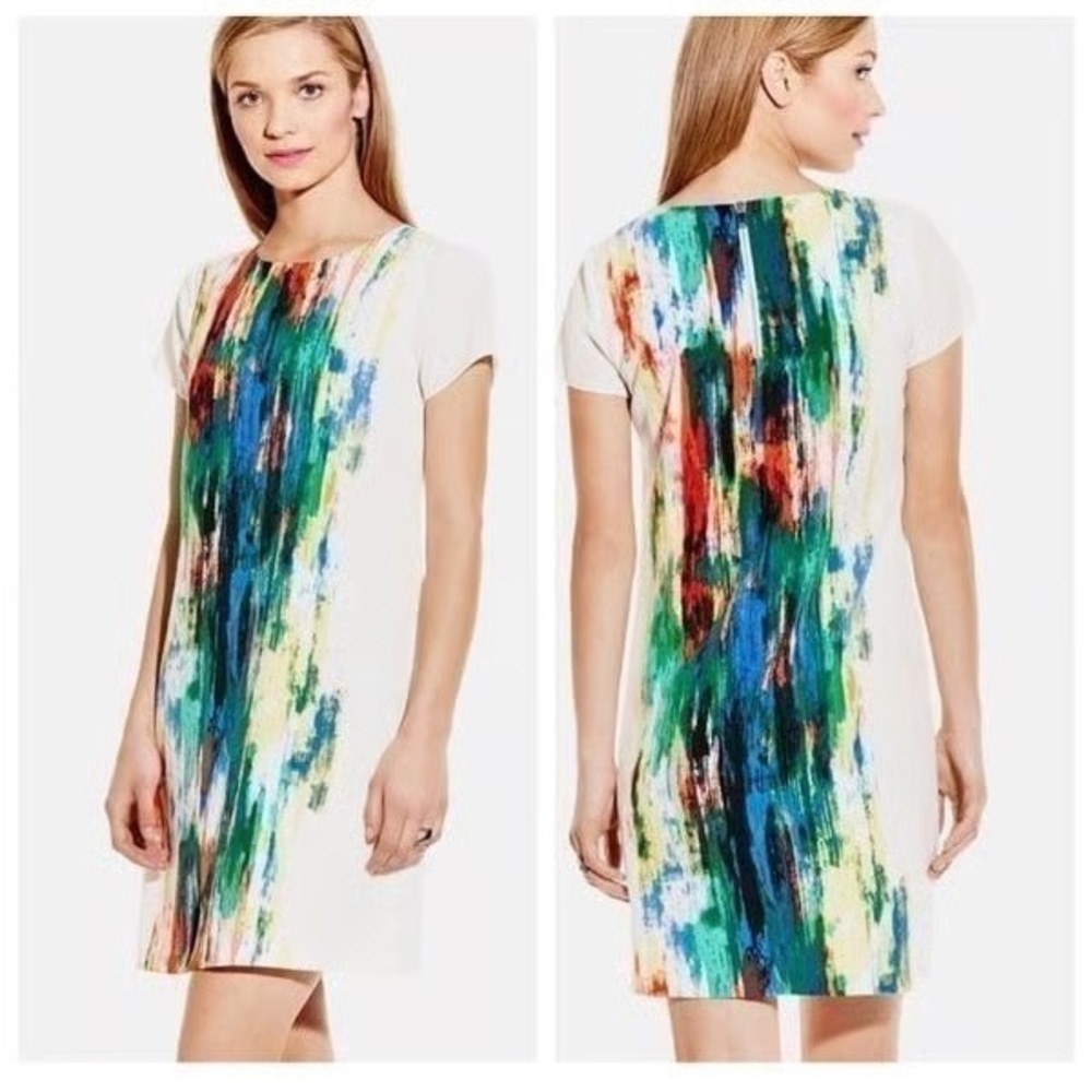 Vince Camuto Multicolor Abstract Mini Dress